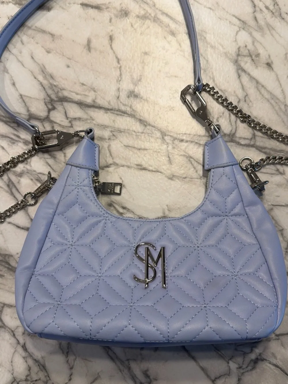 Light blue Steve Madden shoulder bag